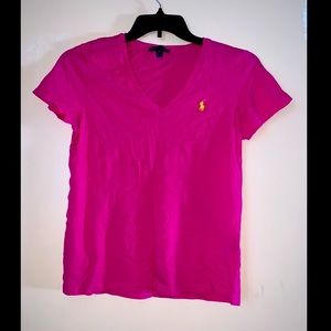 Pink Ralph Lauren T-shirt